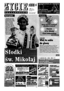 Życie Podkarpackie. 2001, nr 49 (1750) (5 grudnia)