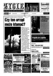 Życie Podkarpackie. 2002, nr 34 (1787) (21 sierpnia)