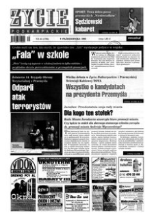 Życie Podkarpackie. 2002, nr 41 (1794) (9 października)