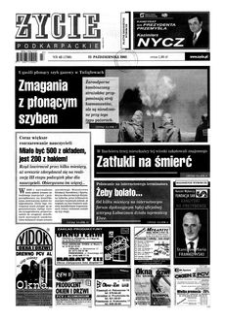 Życie Podkarpackie. 2002, nr 43 (1798) (23 października)