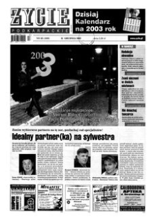 Życie Podkarpackie. 2002, nr 53 (1808) (31 grudnia)