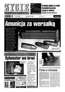 Życie Podkarpackie. 2003, nr 1 (1809) (8 stycznia)
