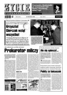 Życie Podkarpackie. 2003, nr 4 (1811) (22 stycznia)