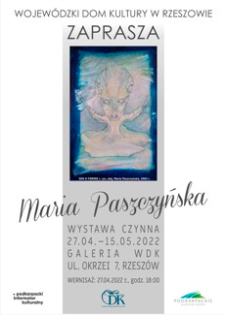 Maria Paszczyńska [Plakat]