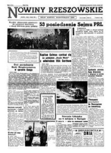 Nowiny Rzeszowskie : organ Komitetu Wojewódzkiego PZPR. 1961, R. 13, nr 27 (1 lutego)