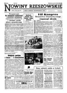 Nowiny Rzeszowskie : organ Komitetu Wojewódzkiego PZPR. 1961, R. 13, nr 32 (7 lutego)