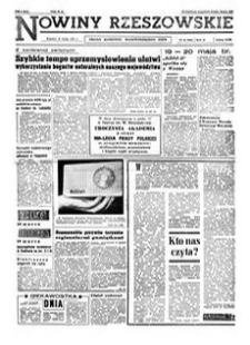 Nowiny Rzeszowskie : organ Komitetu Wojewódzkiego PZPR. 1961, R. 13, nr 49 (27 lutego)