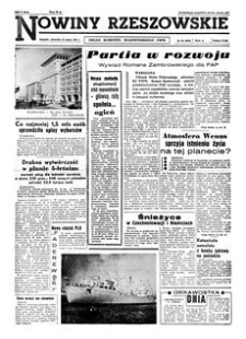 Nowiny Rzeszowskie : organ Komitetu Wojewódzkiego PZPR. 1961, R. 13, nr 64 (16 marca)