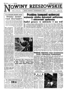 Nowiny Rzeszowskie : organ Komitetu Wojewódzkiego PZPR. 1961, R. 13, nr 79 (4 kwietnia)