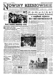Nowiny Rzeszowskie : organ Komitetu Wojewódzkiego PZPR. 1961, R. 13, nr 93 (20 kwietnia)