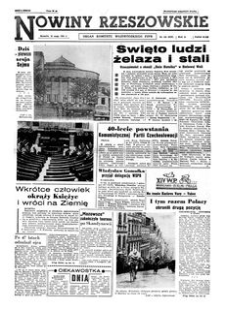 Nowiny Rzeszowskie : organ Komitetu Wojewódzkiego PZPR. 1961, R. 13, nr 113 (15 maja)