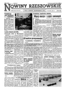 Nowiny Rzeszowskie : organ Komitetu Wojewódzkiego PZPR. 1961, R. 13, nr 121 (24 maja)