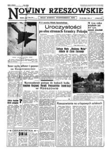 Nowiny Rzeszowskie : organ Komitetu Wojewódzkiego PZPR. 1961, R. 13, nr 159 (7 lipca)