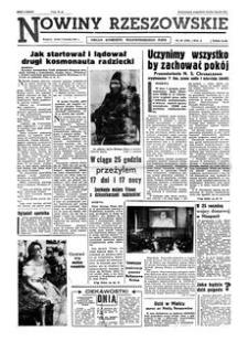 Nowiny Rzeszowskie : organ Komitetu Wojewódzkiego PZPR. 1961, R. 13, nr 187 (9 sierpnia)