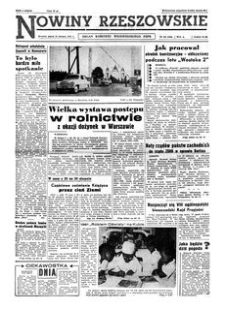 Nowiny Rzeszowskie : organ Komitetu Wojewódzkiego PZPR. 1961, R. 13, nr 195 (18 sierpnia)