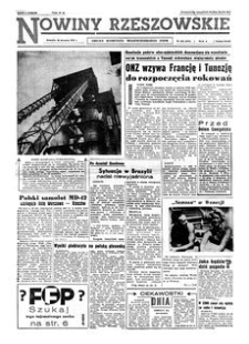 Nowiny Rzeszowskie : organ Komitetu Wojewódzkiego PZPR. 1961, R. 13, nr 203 (28 sierpnia)