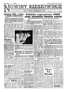 Nowiny Rzeszowskie : organ Komitetu Wojewódzkiego PZPR. 1961, R. 13, nr 254 (26 października)