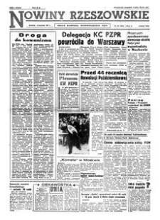 Nowiny Rzeszowskie : organ Komitetu Wojewódzkiego PZPR. 1961, R. 13, nr 261 (3 listopada)