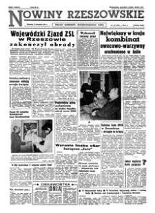Nowiny Rzeszowskie : organ Komitetu Wojewódzkiego PZPR. 1961, R. 13, nr 273 (17 listopada)