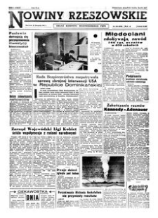 Nowiny Rzeszowskie : organ Komitetu Wojewódzkiego PZPR. 1961, R. 13, nr 279 (24 listopada)