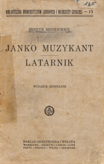Janko Muzykant ; Latarnik