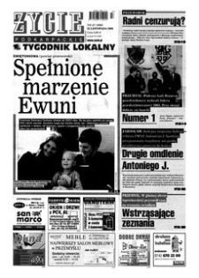 Życie Podkarpackie : tygodnik lokalny. 2005, nr 47 (1959) (23 listopada)
