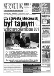 Życie Podkarpackie. 2006, nr 40 (2004) (4 października)