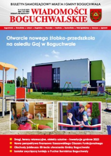 Wiadomości Boguchwalskie : biuletyn samorządowy miasta i gminy Boguchwała. 2023, nr 4 (142)