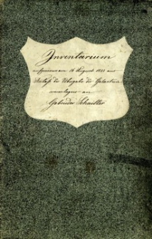 Inventarium aufgenomenam 16 August 1853 aus Anlap der Übergabe des Galanterie-warenlagers an Gebrüder Schaitter