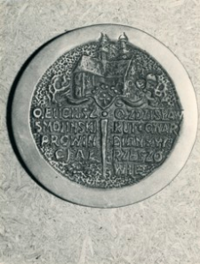 [Medal pamiątkowy z klasztorem oo. Bernardynów w Rzeszowie] [Fotografia]