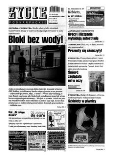 Życie Podkarpackie. 2009, nr 38 (2159) (23 września)