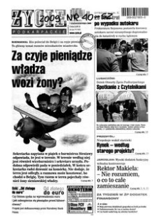 Życie Podkarpackie. 2009, nr 40 (2161) (7 października)