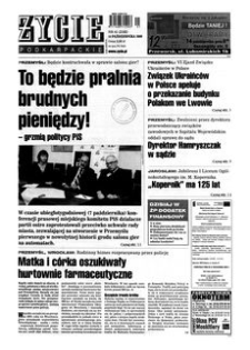 Życie Podkarpackie. 2009, nr 41 (2162) (14 października)