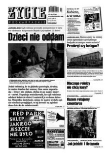 Życie Podkarpackie. 2009, nr 43 (2164) (28 października)