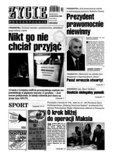 Życie Podkarpackie. 2009, nr 50 (2171) (16 grudnia)