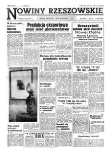 Nowiny Rzeszowskie : organ Komitetu Wojewódzkiego PZPR. 1962, R. 14, nr 6 (8 stycznia)