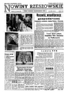 Nowiny Rzeszowskie : organ Komitetu Wojewódzkiego PZPR. 1962, R. 14, nr 11 (13-14 stycznia)