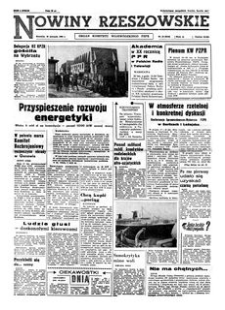Nowiny Rzeszowskie : organ Komitetu Wojewódzkiego PZPR. 1962, R. 14, nr 16 (19 stycznia)