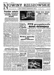 Nowiny Rzeszowskie : organ Komitetu Wojewódzkiego PZPR. 1962, R. 14, nr 19 (23 stycznia)