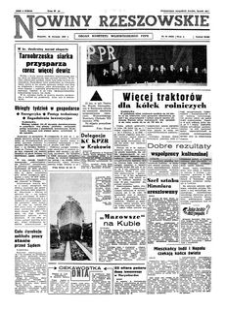 Nowiny Rzeszowskie : organ Komitetu Wojewódzkiego PZPR. 1962, R. 14, nr 20 (24 stycznia)