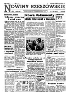 Nowiny Rzeszowskie : organ Komitetu Wojewódzkiego PZPR. 1962, R. 14, nr 22 (26 stycznia)