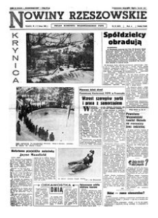 Nowiny Rzeszowskie : organ Komitetu Wojewódzkiego PZPR. 1962, R. 14, nr 35 (10-11 lutego)