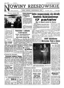 Nowiny Rzeszowskie : organ Komitetu Wojewódzkiego PZPR. 1962, R. 14, nr 61 (13 marca)