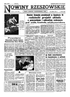Nowiny Rzeszowskie : organ Komitetu Wojewódzkiego PZPR. 1962, R. 14, nr 64 (16 marca)