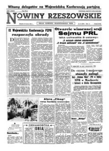 Nowiny Rzeszowskie : organ Komitetu Wojewódzkiego PZPR. 1962, R. 14, nr 76 (30 marca)