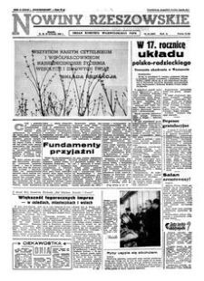 Nowiny Rzeszowskie : organ Komitetu Wojewódzkiego PZPR. 1962, R. 14, nr 95 (21-23 kwietnia)