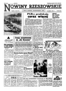 Nowiny Rzeszowskie : organ Komitetu Wojewódzkiego PZPR. 1962, R. 14, nr 111 (11 maja)