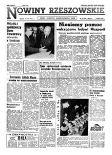 Nowiny Rzeszowskie : organ Komitetu Wojewódzkiego PZPR. 1962, R. 14, nr 119 (21 maja)