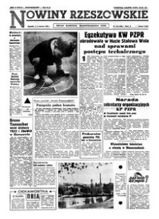 Nowiny Rzeszowskie : organ Komitetu Wojewódzkiego PZPR. 1962, R. 14, nr 130 (2-3 czerwca)