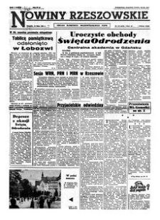 Nowiny Rzeszowskie : organ Komitetu Wojewódzkiego PZPR. 1962, R. 14, nr 173 (23 lipca)